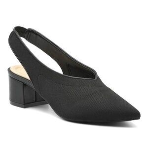 ADRIENNE VITTADINI Women's Gotham Pump, Black, 9 medium